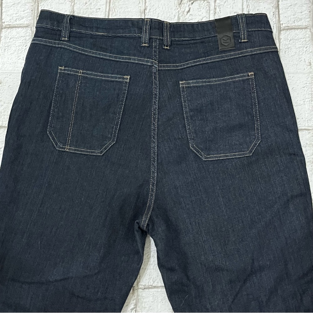 Knox Jeans Womens Scarlett Skinny Fit Dark Blue Motorcycle Jean UK Sz 16 W34/L32